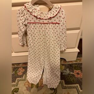 TBBC Long Sleeve Ramona Ruffle Romper - Midway Micro Floral
